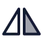 Imageflip Horizontal icon with duotone standard style
